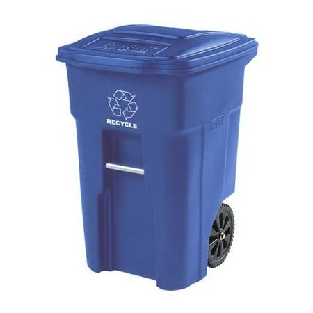 Toter 48GAL 2WHL Recyc Cart 25548-06BLU